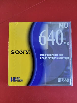 MO Speichermedium Sony 640 MB Magneto Optical M.O. Disk neu OVP - Bild 1 von 2