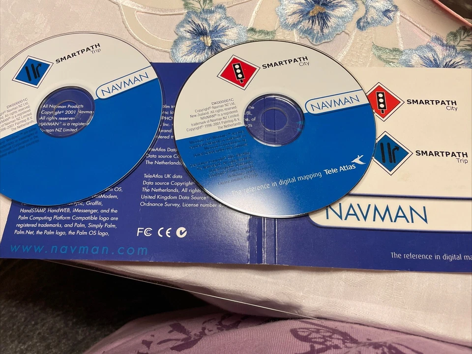Tele Atlas 2x CD Navman Smartpath City + Trip, gebr. - Bild 1 von 1
