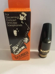 Bamber Jazz Hard Rubber Alto Saxophone Mouthpiece - Picture 1 of 5