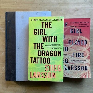 The Millennium Trilogy Set by Stieg Larsson Paperback and Hardcover, NO SLEEVE - Picture 1 of 10