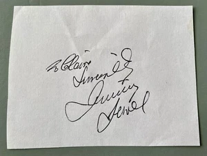 JIMMY JEWEL - LATE COMEDIAN & ENTERTAINER GENUINE HANDSIGNED SIGNATURE AUTOGRAPH - Picture 1 of 5