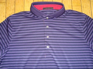GREYSON POLO GOLF STRIPED PURPLE SHIRT MEN'S SIZE LARGE HARDLY WORN! - Picture 1 of 9
