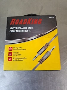 ROADKING® RK12136 ROADKING 6 HEAVY-DUTY AUDIO CABLE SILVER - Picture 1 of 2