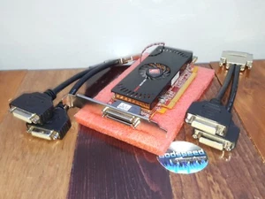 Dell XPS 600 625 630 700 710 720 730 730X QUAD 4 Monitor Video Card - Picture 1 of 1