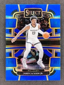 2023-24 Panini Select JAREN JACKSON JR Blue Silver Concourse #30 Grizzlies - Picture 1 of 2