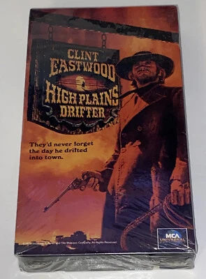 High Plains Drifter Movie 1973 VHS Video Tape New Sealed Clint Eastwood - Image 1 of 4