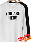 You Are Here T-SHIRT S-3XL Retro Music As Worn By John Lennon Inspired GIFT TEE