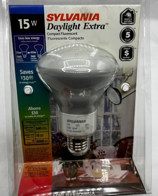 SYLVANIA CF15EL/BR30/DAY/1/BL, Soft White Flood, 15W, Foto 1 de 4