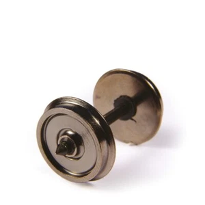 Ruedas de vagón tipo freno de disco de metal calibre OO Bachmann 36-017 - 10 por paquete - Imagen 1 de 1