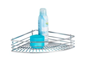 WENKO Bad Eck Ablage MILANO Dusche Regal Chrom Korb Wand Accessoires Stau Raum - Bild 1 von 10