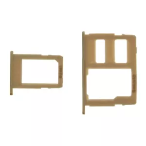 SIM Micro SD Card Tray Set for Samsung Galaxy J7 Prime 2 G611/2018 Gold Replace - Picture 1 of 2