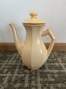 Kalifornien USA Keramik Gold gesprenkelt Kaffee Tee Kanne C-525 EUC Vintage - Bild 1 von 6