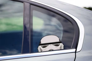 Storm Troop Peeking cartoon movie Window Vinyl Decal Stickers Meme - Picture 1 of 4