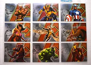 Juego de cartas The Complete Avengers 1963 to Present Legendary Heroes Chase 2006 (9) - Imagen 1 de 2