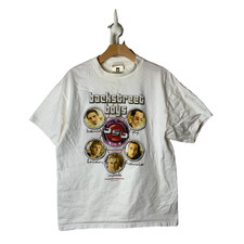 VINTAGE 2000 BACKSTREET BOYS WHITE TWO SIDED TOUR T SHIRT LARGE WINTERLAND