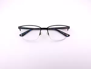 Bulova Eyeglasses, Frames Only, Saratov Midnight Black, 55-19-145, Metal Frames - Picture 1 of 14