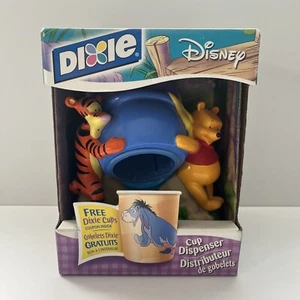 Disney Winnie The Pooh & Tigger Dixie Cup Dispenser 2002 Bathroom Vintage New - Picture 1 of 8