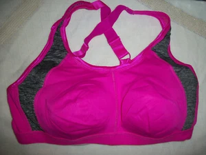 COMFORT CHOICE R FULL BEAUTY SPORT BRA SIZ 40C STYLE 27-1968-0 CRISS CROSS STRAP - Picture 1 of 7
