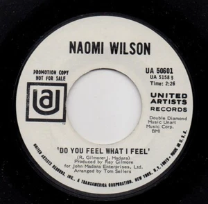 NORTHERN- NAOMI WILSON - DO YOU FEEL WHAT I FEEL - UNITED ARTISTS (PROMO) *HEAR* - Picture 1 of 1