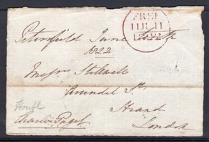 GB 1822 Signature of CHARLES PAGET (1799-1873) Politician MP, on Part Cover Slip - Picture 1 of 2