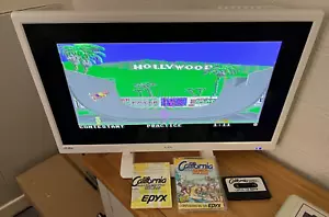 Commodore 64 Epyx California Games Cassette - Working -👽👾Retro Gift Idea👾👽 - Photo 1/12