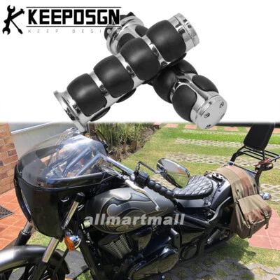 Empuñaduras de manillar de motocicleta de 1"" pulgada y 25 mm para Kawasaki Vulcan VN900 VN750 S 650 Foto 1 de 4