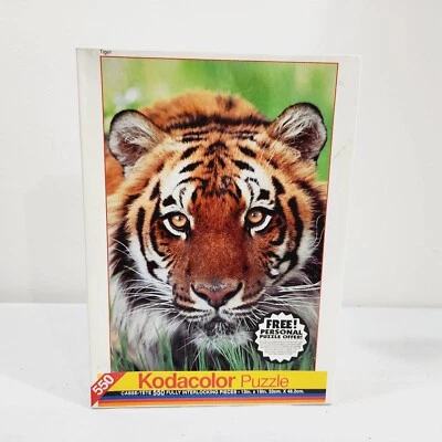 Rompecabezas vintage 1994 Kodacolor Casse-tete 550 piezas Tiger 13" x 19" sellado Foto 1 de 4