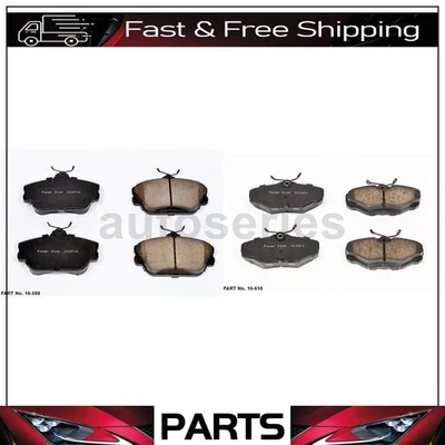 Комплект из 2 передних задних тормозных колодок подходит для Ford Taurus 3,0 л 3,4 л 3,2 л - Изображение 1 из 3