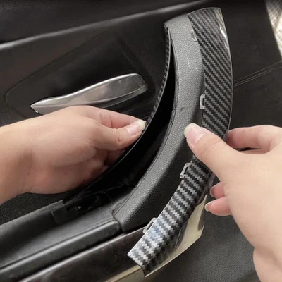 ABS Carbon Fiber Door Handle Trim  For BMW 3 Series E90  E91  E92  E92  E93 - Image 1 of 4