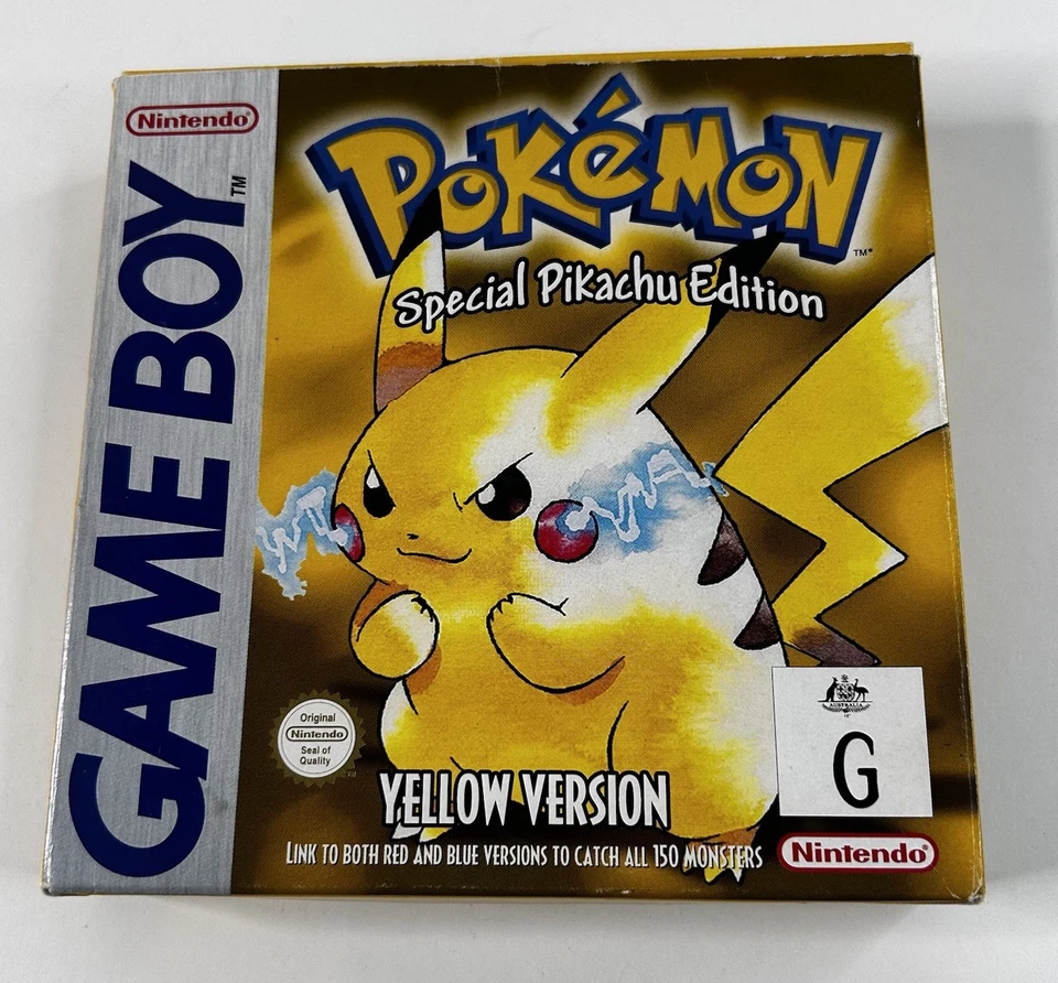 Pokemon Yellow Special Pikachu Edition (Nintendo Gameboy, 1999 PAL) CIB VGC - image 1 of 4