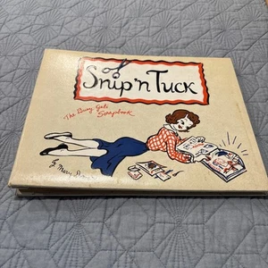 Vintage 1950’s Snip N Tuck The Busy Gal's Scrapbook by Mary Dorman - Good! - Picture 1 of 20