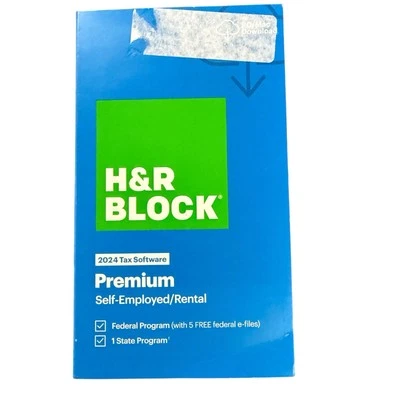 H&R Block Tax Software Premium 2024 PC/Mac, Download Code, No CD.  - Image 1 of 2