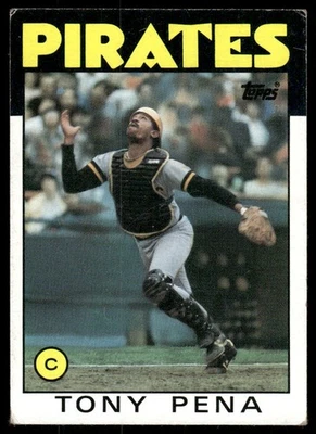 1986 Topps #260 Tony Pena Pittsburgh Pirates Baseball Card - Image 1 of 2