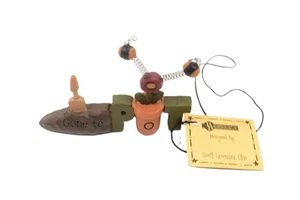 2009 BLOSSOM BUCKET, " GONE TO POT " FIGURINE BY B. LLOYD  NWT  3" X3.5" - Picture 1 of 8