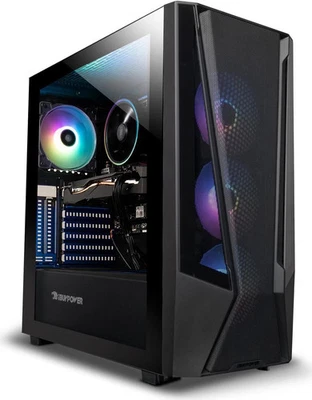 iBUYPOWER TraceMesh A7N46T01 AMD Ryzen 7 7700 3.8GHz NVIDIA GeForce RTX 16GB 1TB - Image 1 of 3