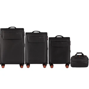 WINGS Reisekoffer Set groß/mittel/klein + Handtasche – Polyester - Bild 1 von 14