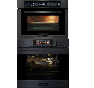 Kaiser Multifunktions-Elektro-Dampfbackofen mit Dampfreinigung+Einbau-Mikrowelle - Bild 1 von 4