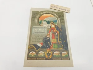 Top Postkarte ca 1910 Fechtanstalt des Deutschen Krieger Bundes Berlin - Picture 1 of 2