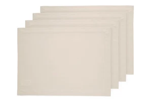 Cotton Linen Placemats Set of 4 - Machine Washable Linen Placemats 14 x 19 In... - Bild 1 von 4