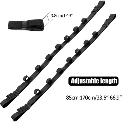 2pcs Car Fishing Rod Strap Fishing Rod Storage Rack Rod Carrier Holder for SUVs - image 1 of 4