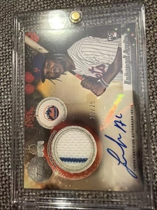 2025 Topps Holiday Luisangel Acuna Autograph Relic /25 - Bild 1 von 2