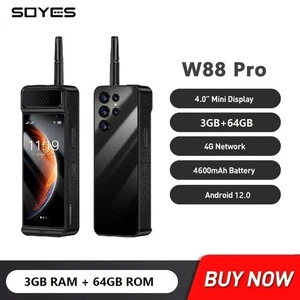 SOYES W88 Pro 4G Retro Cellphone 4600mAh Long Standby Android12 Dual SIM GPS OTG - Picture 1 of 25