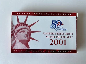 2001 U.S. Mint Silver Proof Set - Picture 1 of 1
