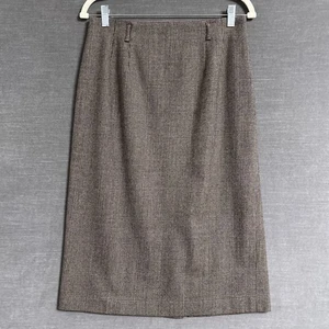 Vintage Talbots Rock 8 braun kariert Wolle Midi Karriere klassisch adrett Japan Herbst - Bild 1 von 12