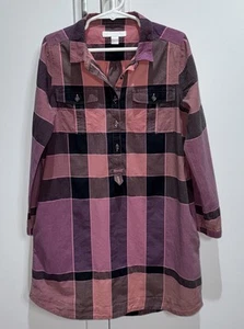 Authentic Burberry Girls’ Shirtdress w/Pockets EUC - Size 8y - Picture 1 of 3
