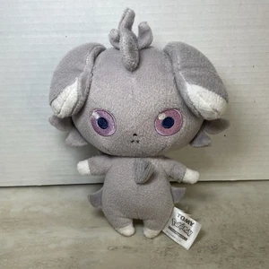 2015 Game Freak Tomy Nintendo Pokemon Espurr 7" Plush Gray Purple Eye USED RARE - Picture 1 of 7