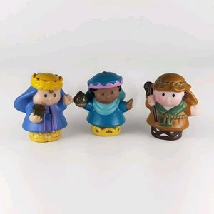 3 Fisher Price Little People Nativity Set Three Kings Wiseman Replacement - Picture 1 of 6