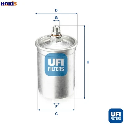 FILTRO DE COMBUSTIBLE 31.505.00 PARA FERRARI MONDIAL/Convertible 328/GTB/GTS 208/308 3.2L Foto 1 de 4