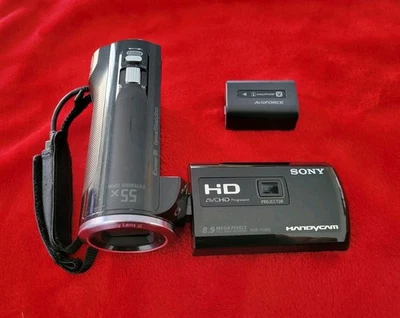 Videocámara Sony Handycam HDR-CX380 integrada 16 GB/USB cable/proyector PROBADO FUNCIONA Foto 1 de 4
