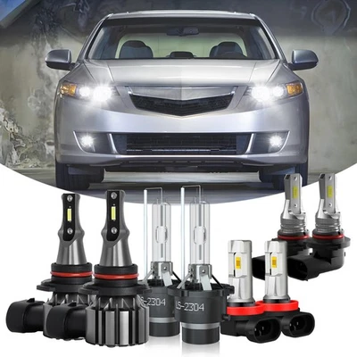 Faros antiniebla LED HID delanteros de haz alto/bajo DRL para Acura RDX 2008-2015 Foto 1 de 4